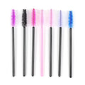 Mascara Wand Applicator Extension Synthetic Hair Natural Long Black Disposable Lash Brush Lash Extension Tools