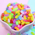 Paso Sico Brand New Jelly Candy Wholesales Colorful Rainbow Mixed Colors 2 Sizes Resin Kawaii 3D Nail Art Wholesales Charms DIY
