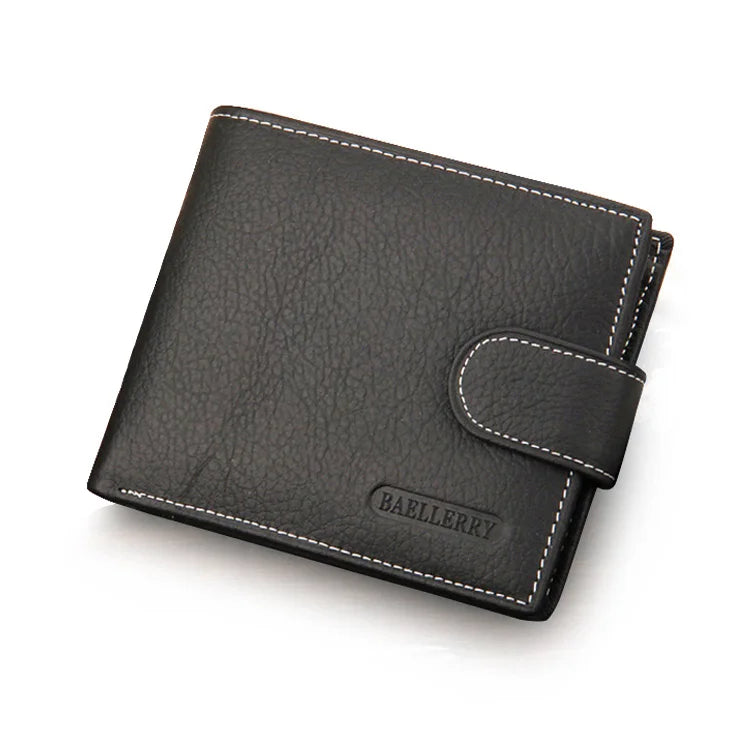Wholesale Mens Pu Leather Baellerry Branded Vintage Style Clutch Wallet Original Designer Purse for Man