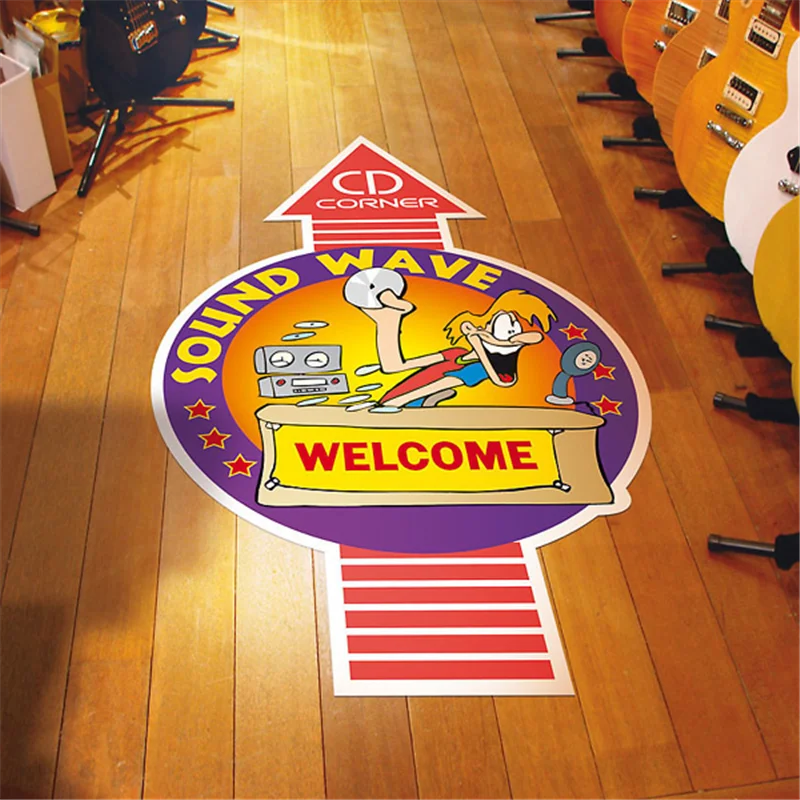 Floor Decals and Floor Graphics Stickers for Indoor & Outdoor
