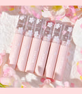 Jinze RTS Round Shape PETG Lip Gloss Tube 5ml Full Transparent Lip Tint Bottle