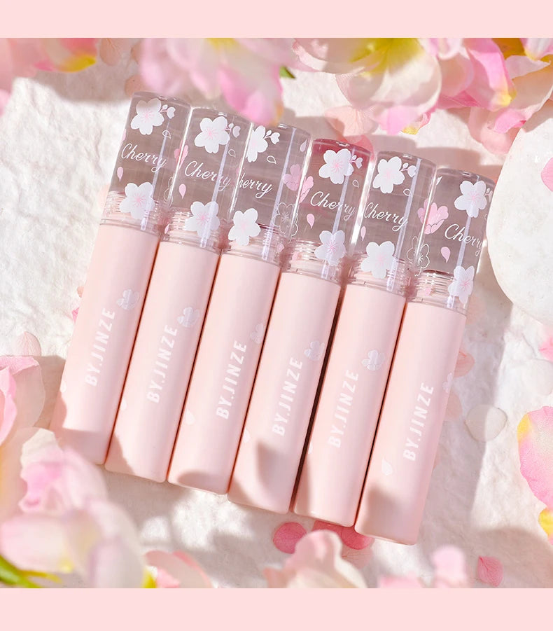 Jinze RTS Round Shape PETG Lip Gloss Tube 5ml Full Transparent Lip Tint Bottle