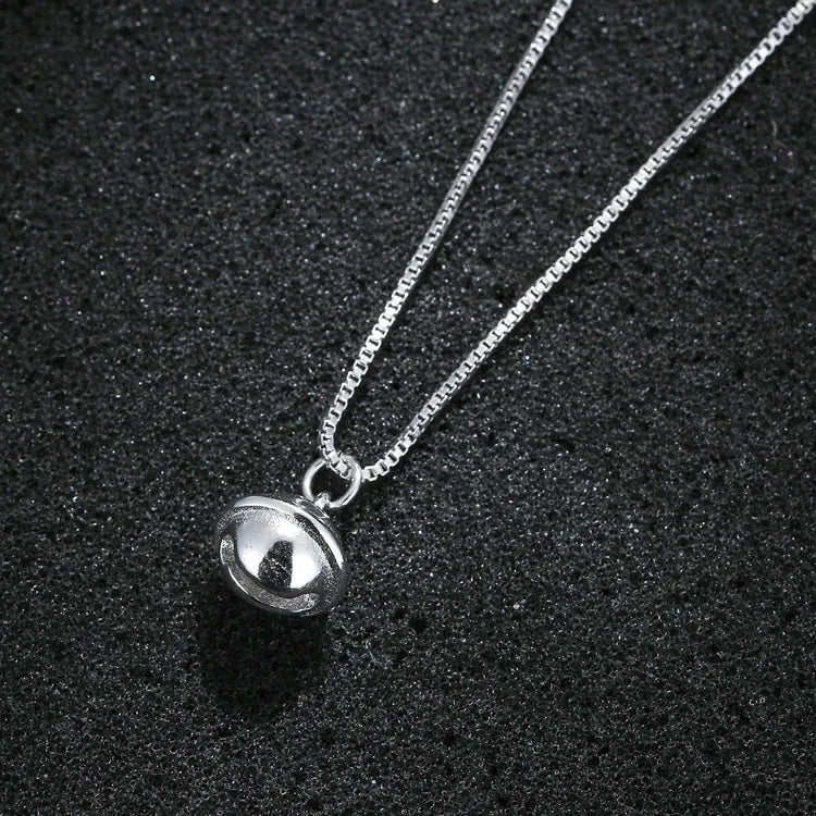 S925 Sterling Silver Necklace Korean Simple Necklace Female Temperament Clavicle Chain Joker Silver Jewelry