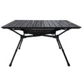 Outdoor Lightweight Portable Foldable Camping Table Aluminum Camp Picnic Table for BBQ Beach