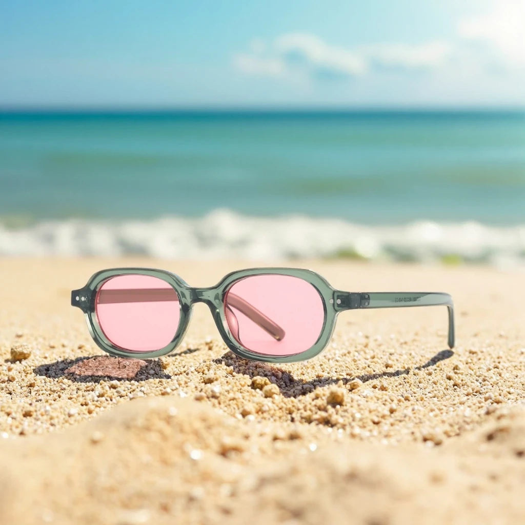 Hot Selling Fashion Style Trend Men Women Retro Fashion 2026 UV-Resistant High-Class Elliptical UV400 Small Frames Sunglasses