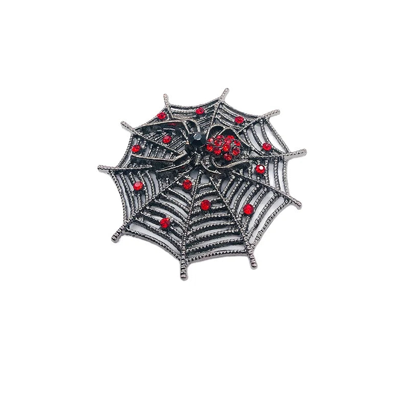 New Animal Rhinestone Brooches for Women Classic Spider for Man Neckline Front of Clothes
