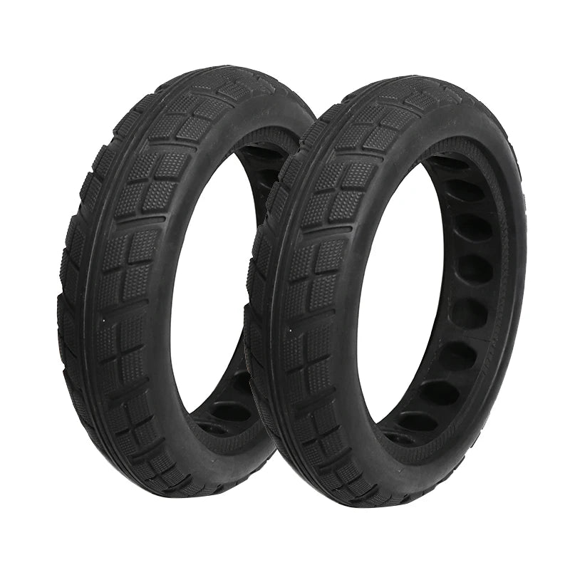 Mijia M365 Electric Scooter Accessory 8.5inch Anti-Explosion Rubber Tire Non-slip Solid Wheel for Secure Kick Scooter Use