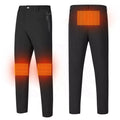 Unisex Electric Heated Pants 3 Zones Heat Winter Trousers USB 5V Rechargeable Outdoor Thermal Pant Battery Not Included