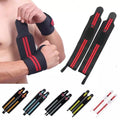 NQ SPORTS Custom Logo Sport Protection Wrist Support Workout Weightlifting Gym Weight Lifting Wrist Wraps for Men