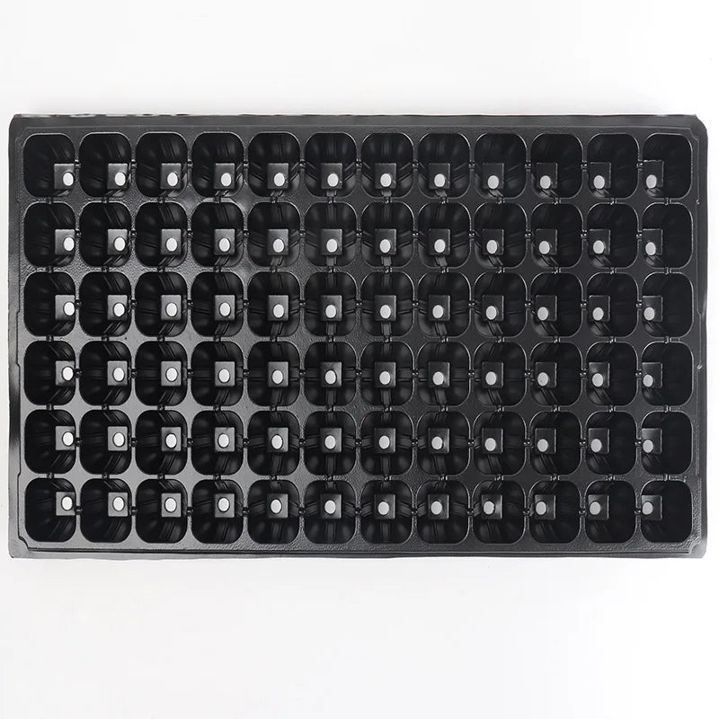 200 Holes Garden Seed Starter Tray Plastic Seeding Nursery Pots Indoor Succulent Plant Grow Tray