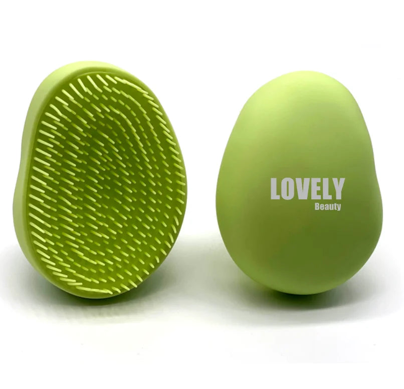 Professional Magic Straightening Salon Egg Brush New Style Hot Comb for Tangle Hair Styling and Detangling Nylon Material