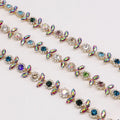Wholesale LX Brand Zhejiang Sunflower Shape Rhinestone Decorative High Heel Shoes Diamond Cup Chain Garment Decoration
