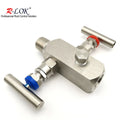 1/2npt  Type 6000psi Block and Bleed Pressure Gauge Manifold Gauge Pulse Instrumentation Two 2 Way Port Manifold Valve
