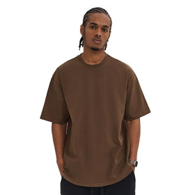 Prime Quality Casual Blank Woven Custom Logo Digital Printing 100% Cotton Men's T-Shirt 150GSM Regular Fit Short Sleeve Quick