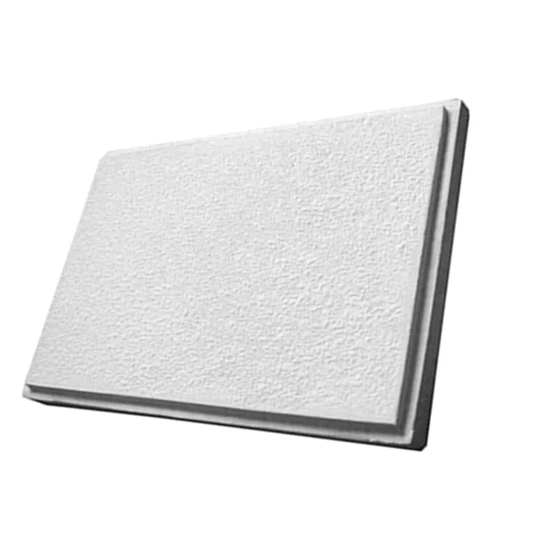 NRC 0.9 Sound Absorption Glass Wool Acoustic Ceiling Panel 15mm 20mm 25mm Tegular Edge Fiberglass Acoustic Ceiling Tiles