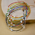 Jingcan Boho Small Glass Beads Pearl Beaded Necklace Bayan Kolye Handmade Seed Beads Choker Necklace