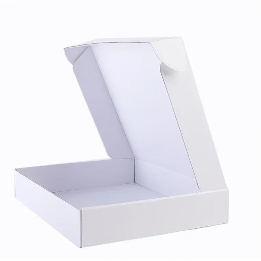 White Plain Pizza Box Food Container Box for Food Takeaway Packaging