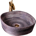 Chinese Cloakroom bathroom sinks ceramic art round bowl sink  Counter Top porcelain wash basin