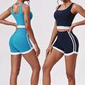 Custom Logo GYM Workout Fitness Sport Wear Short Yoga Leggings Pants Set for Women Girls Yoga Set