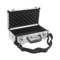 Multipurpose Aluminum Storage Box with Shockproof Foam and Detachable Strap