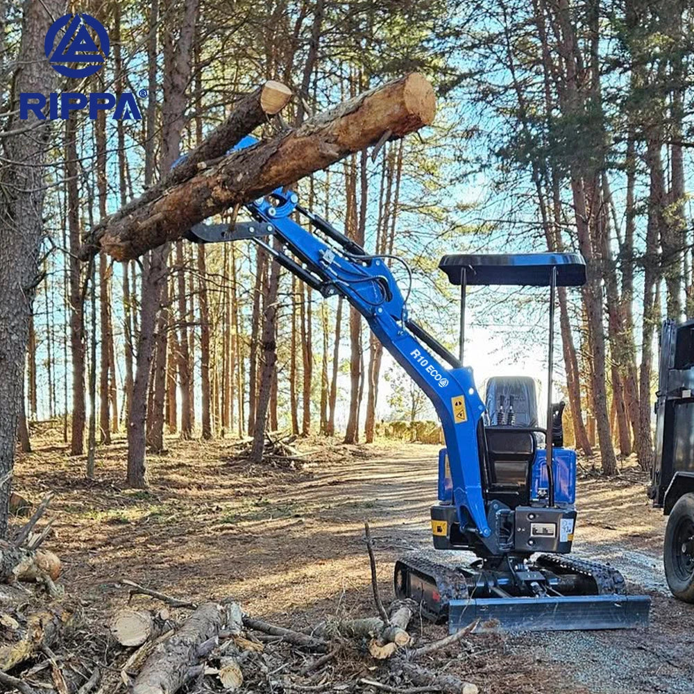 Free Shipping RIPPA Machine Cheap Small Bagger Retro Excavator EPA Kubota Diesel Mini Excavator 1 Ton 2 Ton 3 Ton