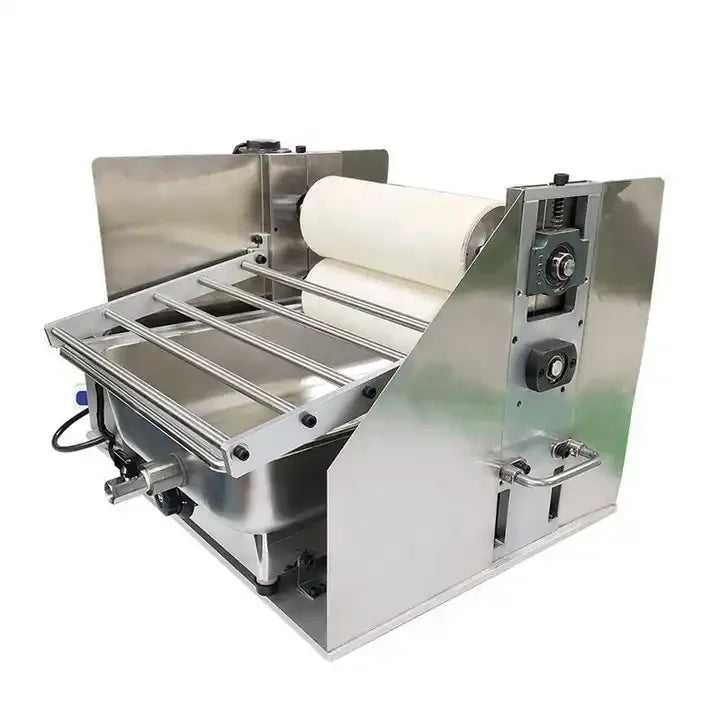 New Stainless Steel Electric Plastic Foundations Wax Coating Machine Beeswax Foundation Sheet Rolling Equipment