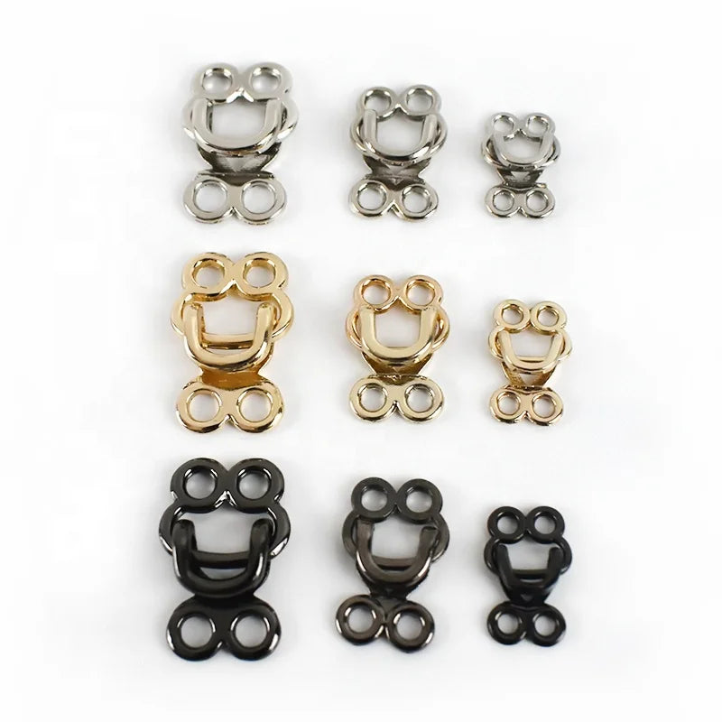 Meetee F3-1 23mm Garment Accessories High Quality Zinc Alloy Invisible Button for Coat Connective Hook Clasp
