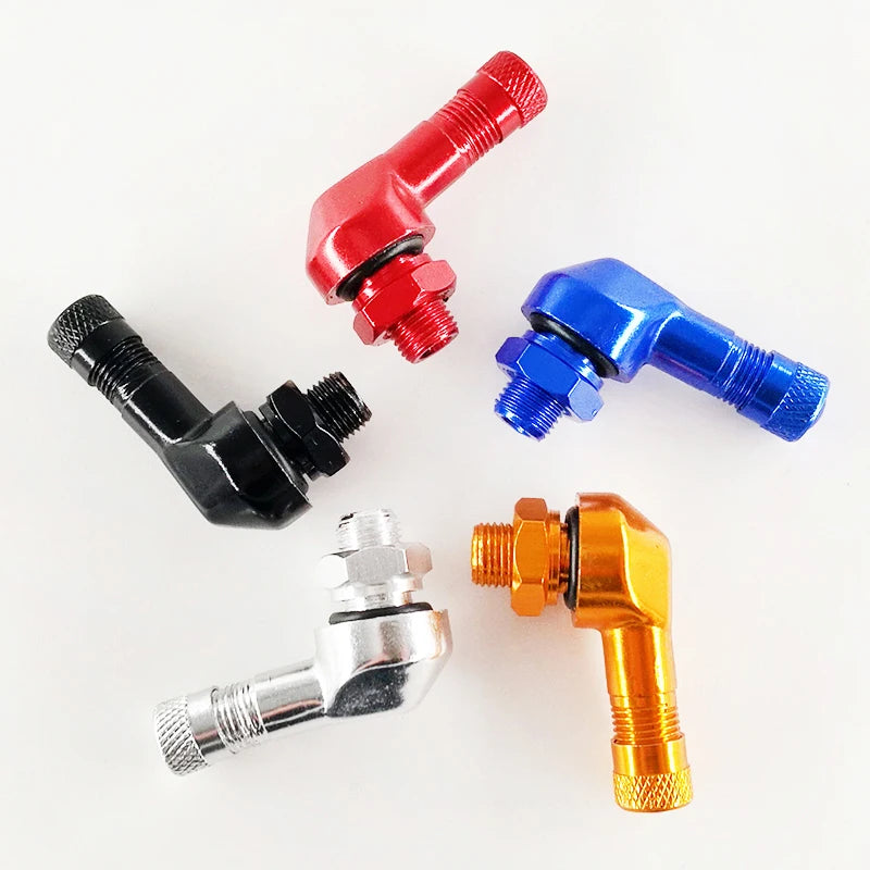 Motorcycle Tire Valve Stems Small Rim Hole 8.3mm Aluminum Tubeless Valves for Motorbike Alloy Tyre Valve Stems Accessories