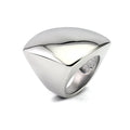 Silver Gold Color Stainless Steel Square Big Ring Thick Hip Hop Rock Signet Rings for Women Men 28mm Wide Punk Big Heavy Rings