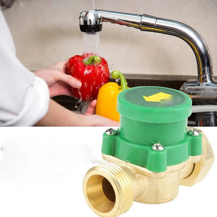 Water Pump Flow Sensor Switch Liquid Booster Brass Magnetic Pressure Automatic Control Valve