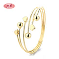 Wholesale 18K Brass Gold Plated Zircon Star Bracelet Bangles Fashion Jewelry Christmas Gifts for Women