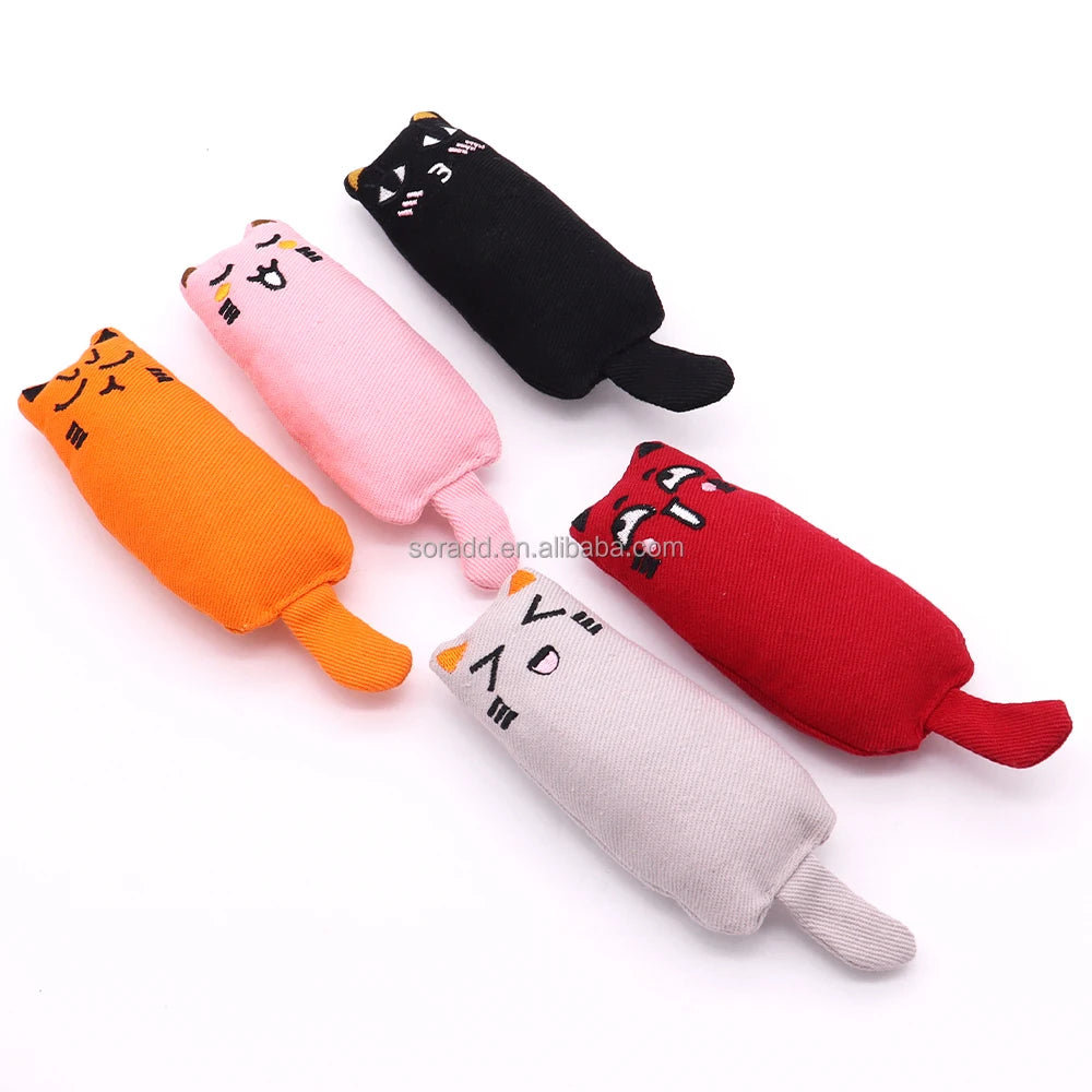 Wholesale Cartoon Mice Interactive Bite Resistant Filled Pet Kitten Cat Teething Chew Catnip Toy with Catnip