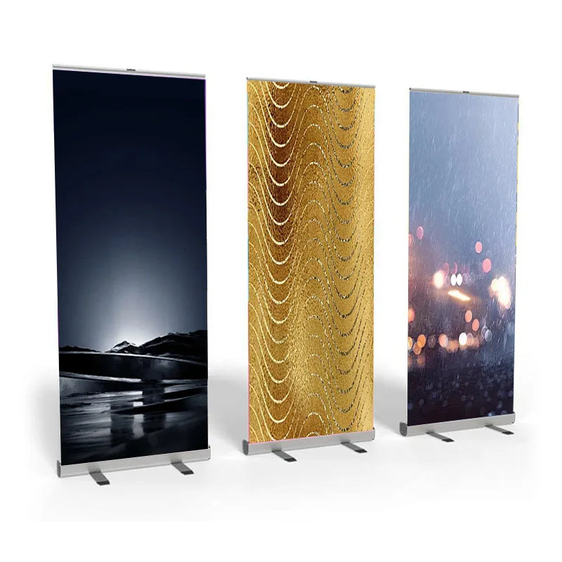 Portable Outdoor Mobile Banner Design Digital Retractable Pull-up Roll-up Stand Easy-to-Use Mobile Advertising Solution