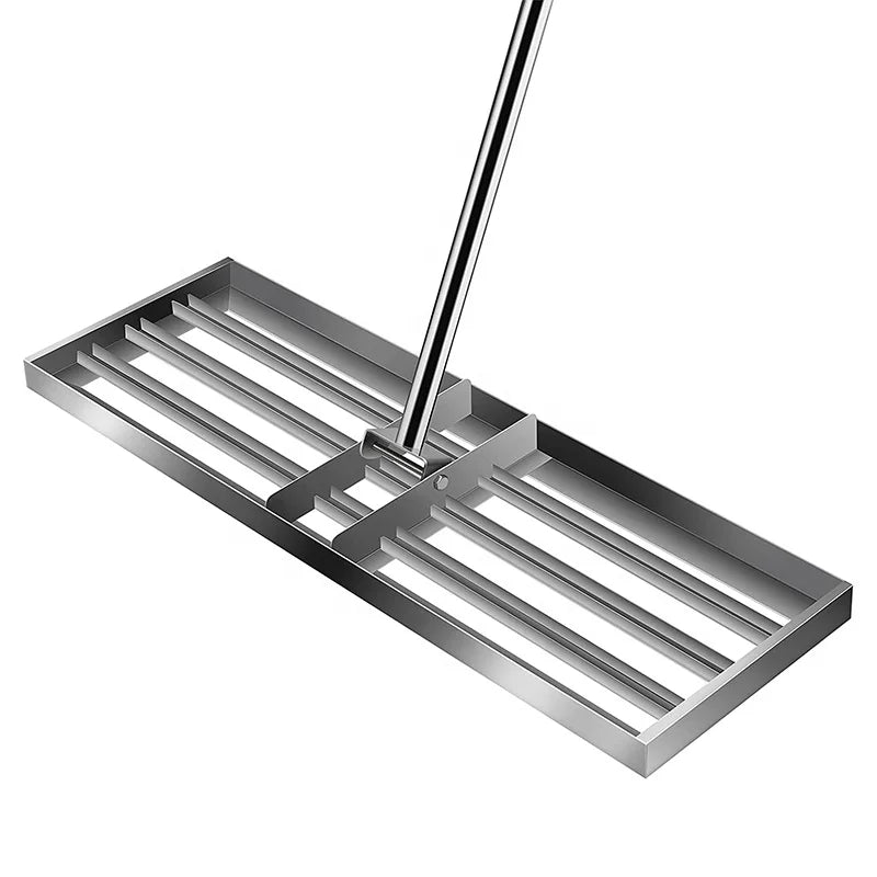 Stainless Steel Lawn Leveler Rake for Ground Grass Garden Backyard Golf Leveling
