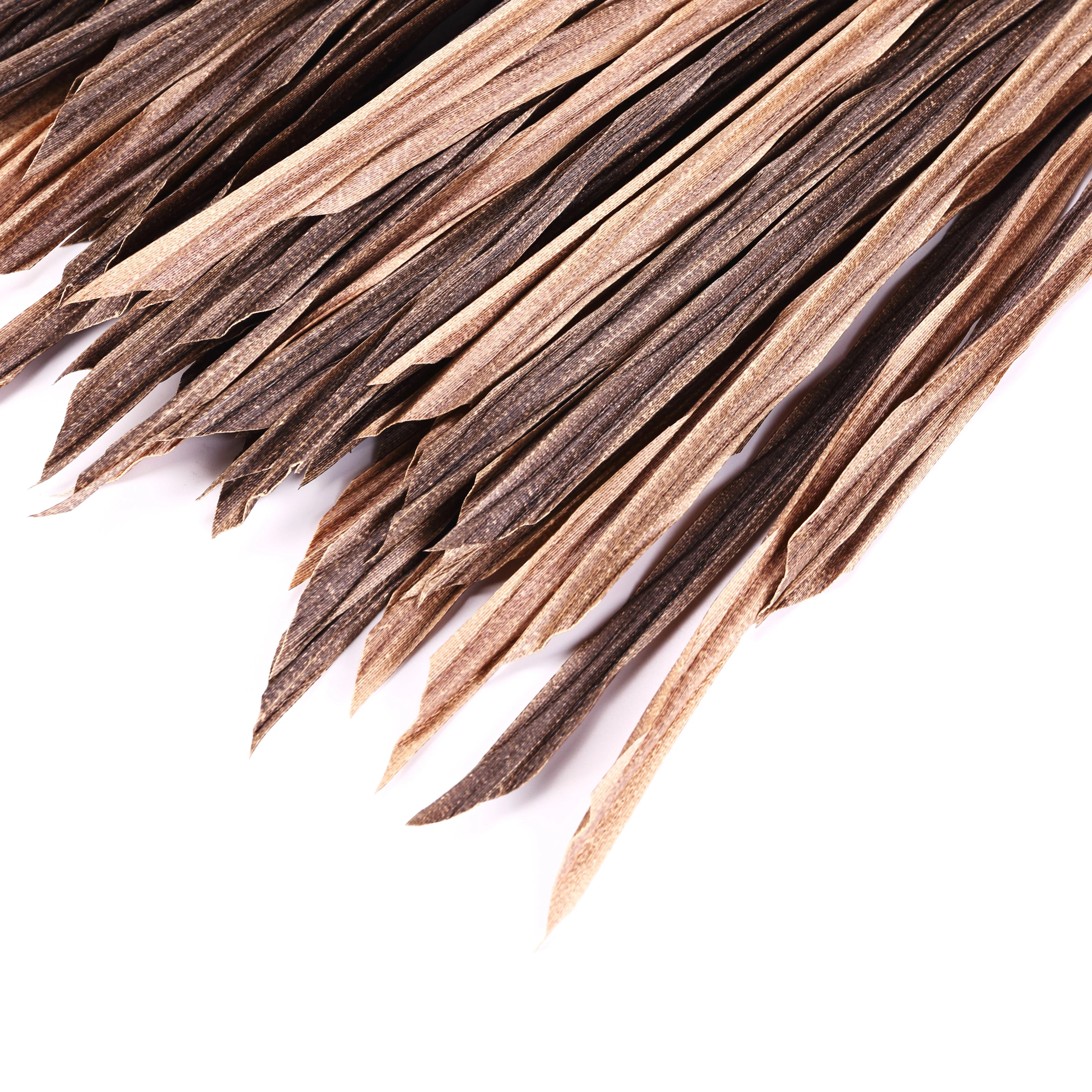 Fireproof Artificial Thatch for RoofHot Sale Plastic Artificial Thatch Roof Tile