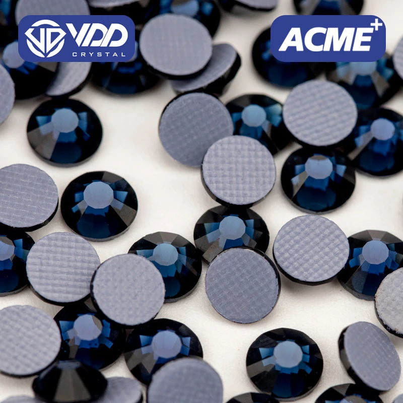 VDD 031 Montana ACME Top Quality Hot-Fix Glass Rhinestones Crystal Flatback Strass Stones for Garment Wedding Dress