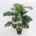 DREA Faux Artificial Monstera Plant With Potted Real Looking Vivid Artificial Turtle Tree for Home Events Decor