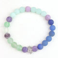 Wholesale Natural Healing Yoga Stone Beaded Bracelet Multi Gemstone Anxiety Crystal Bracelets for Women Men Blessing