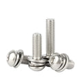 M4 High Tensile Stainless Steel 304 316 Hex Socket Button Head Screw Spring Washer Combination Bolt Available Metric Inch
