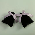 7*9cm 8*10cm Velour Gift Packaging Pouches Customize logo Accept Luxury Black Velvet Drawstring Cosmetic Dust Bags for Lipsticks