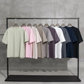 Wholesale Printing Blank 230g Quick Dry Loose Regular Fit Single Stitch Heavyweight 100% Cotton Knitted Anti-wrinkle Men's