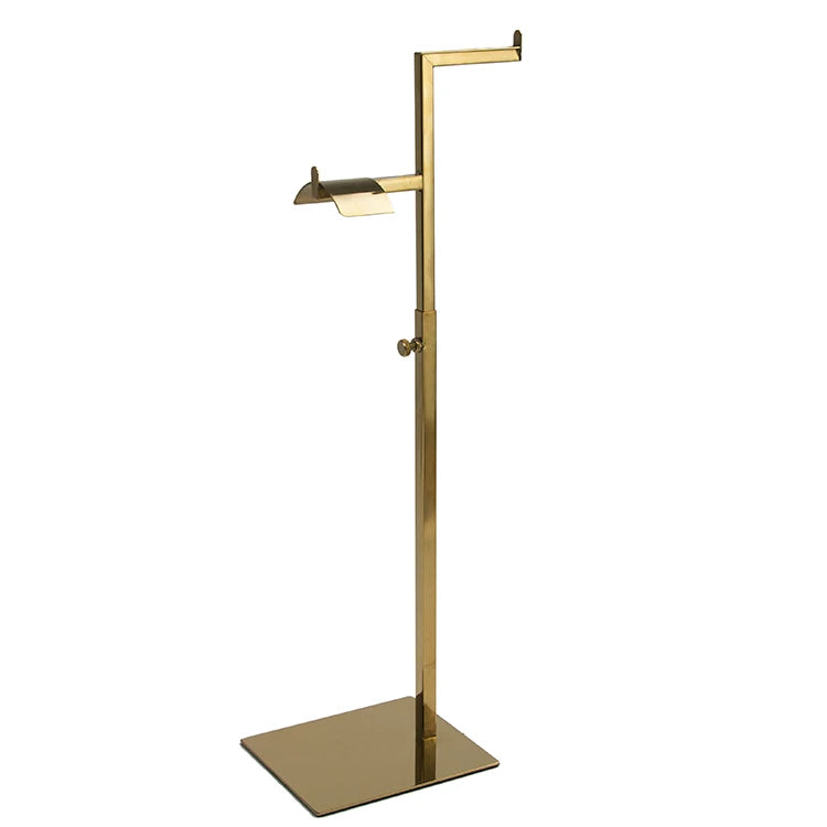Commercial Stainless Steel Adjustable Customized Superior Quality Two Sided Handbag Stand