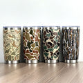 Wholesale 3d Uv Printing Camo Travel Coffee Mug Office Custom logo Stainless Steel 20oz Camouflage Tumbler Cup Laser Engraved