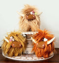 Top Sale Cross-border Scottish Highlands Cattle Long-haired Cattle Toy Doll Decorations Party Props