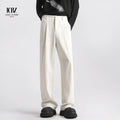 Men's Spring Summer Nine-Point Western Pants Business Slim Feet Casual Style Plus Size Hanging Feeling New Style Suit Pants