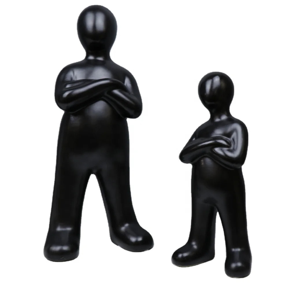 OEM Creative  Ornament People Living Room Gift Accessory Table Statue Men Figurine Home Luxury Decor Accessories