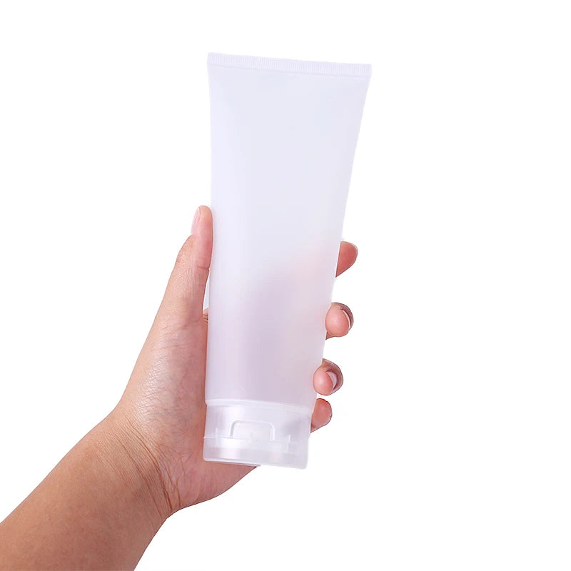 Customizable 100ml White Cream Plastic Hand Squeezed Empty Lotion Tube Screw Cap 50-100ml Bottles Packaging Eye Cream Face Mask
