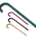 Exquisite Light Velvet Wrapped Hollow PVC Pipe Stick Belly Dance Arabic Belly Dance Performance Professional Cane