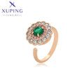 X000709026 Xuping  Jewelry Design Sense Flower Exquisite Zircon Elegant 18k Gold Gift Ring for Ladies