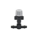 1/4 Inch Plastic Garden Lawn Irrigation Sprinkler Sprayer Low Pressure Atomizing Nozzle With Tee Fitting